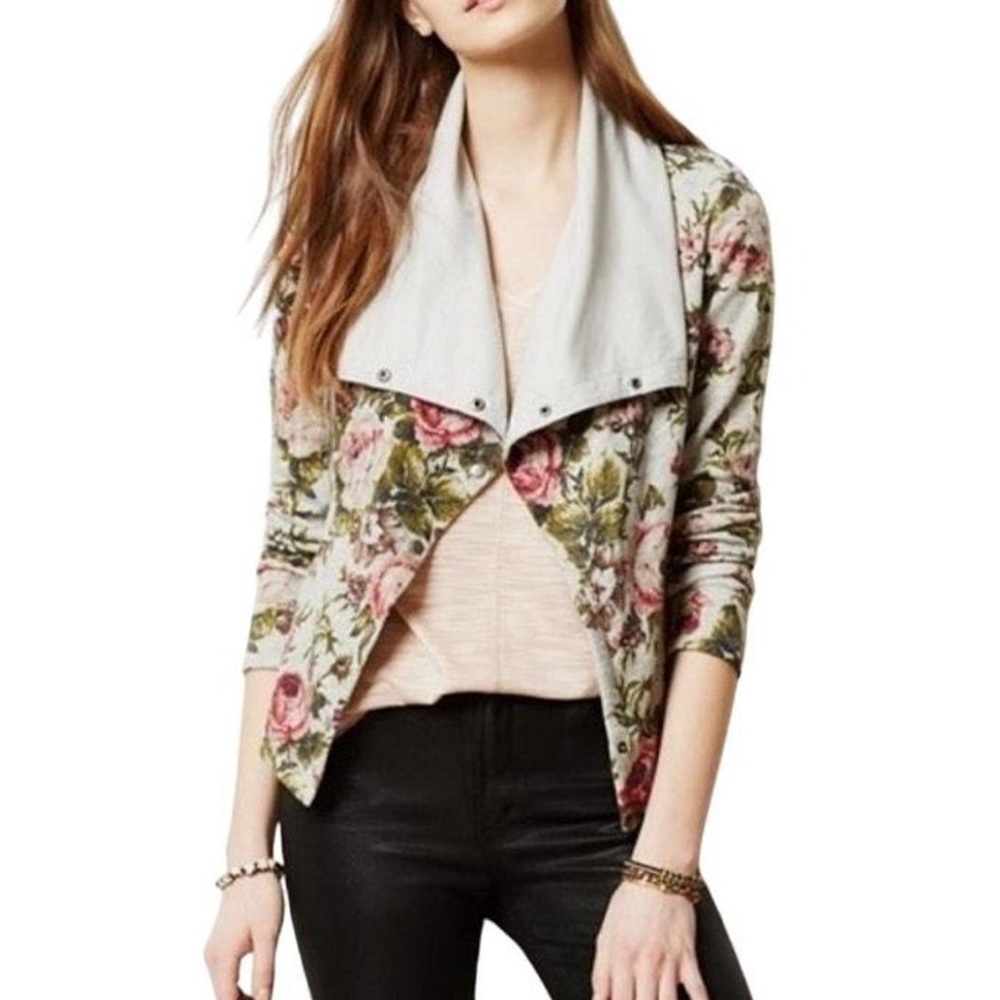 Anthropologie Saturday Sunday Floral Jacket